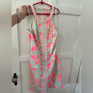 Lily Pulitzer “Lobstah Roll” lace detail Dress